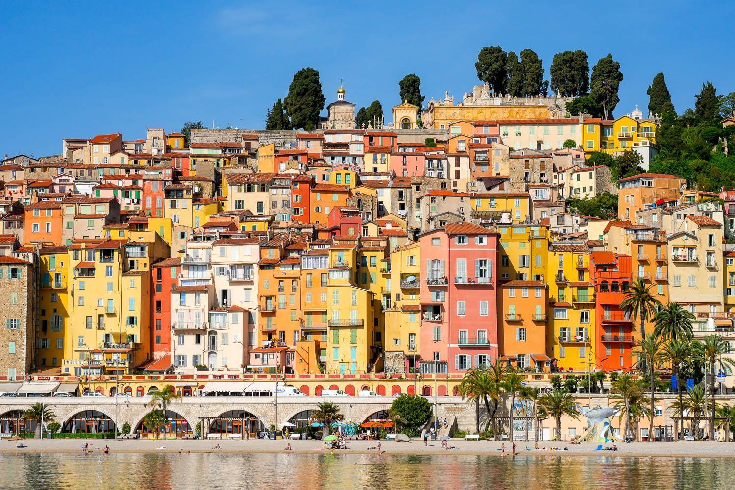 Menton, Centre Historique, Vue Mer Exterior foto
